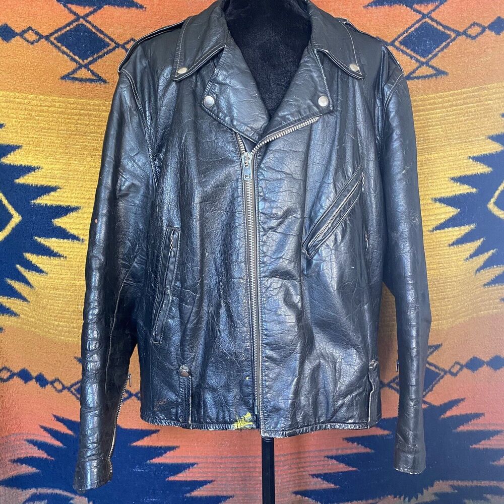 Vintage Harley Davidson 1960’s Leather Jacket. Rare Vintage. Motorcycle. Biker.